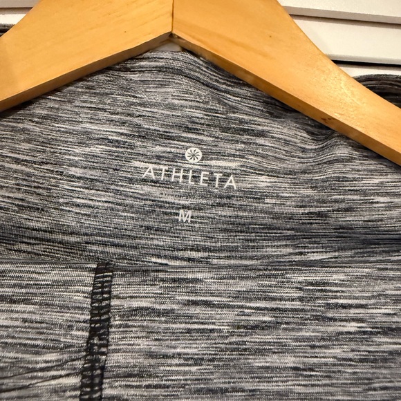 Athleta Heathered Black Leggings Size M - Picture 3 of 3